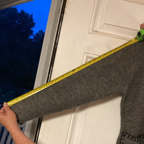 Worthington small wool gray zip up sweater. - Picture 6 of 7